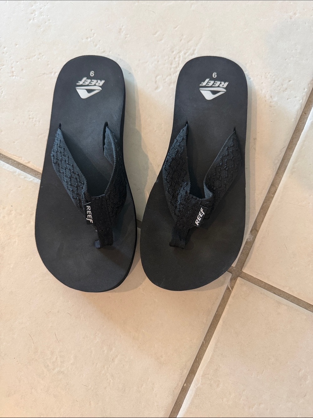 Reef Black Men's Flip Flops Sandals